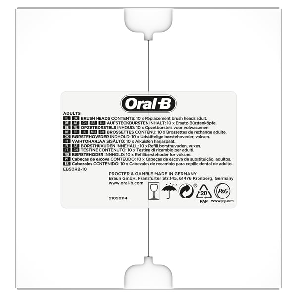 Pikkukuva 1 / 9: Oral-B CrossAction 81730430 hammasharjan pää 10 kpl Valkoinen