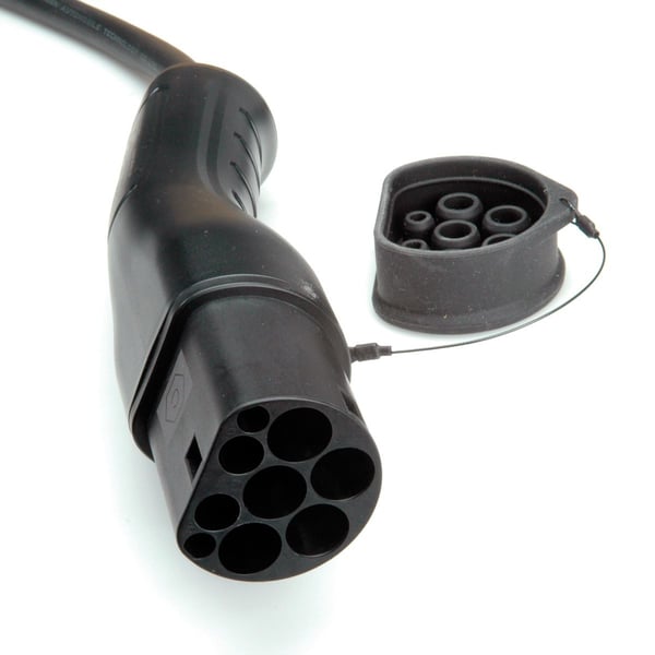 ROLINE 19080055 laddkabel för elektriskt fordon Svart Typ 2 3 5 m
