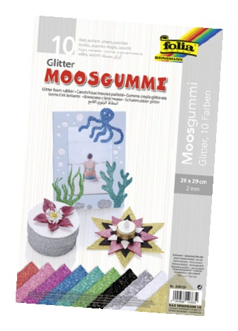 Folia 239109 kunstskum Flerfarvet