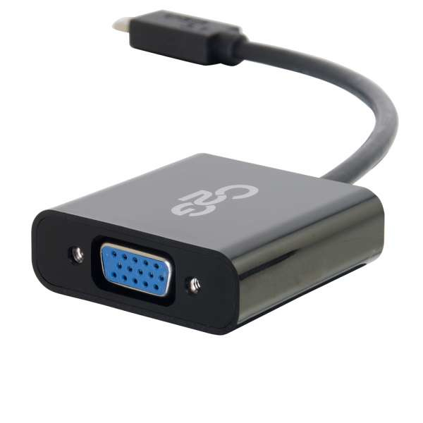 Pikkukuva 5 / 5: C2G USB3.1-C/VGA USB grafiikka-adapteri 1920 x 1200 pikseliä Musta
