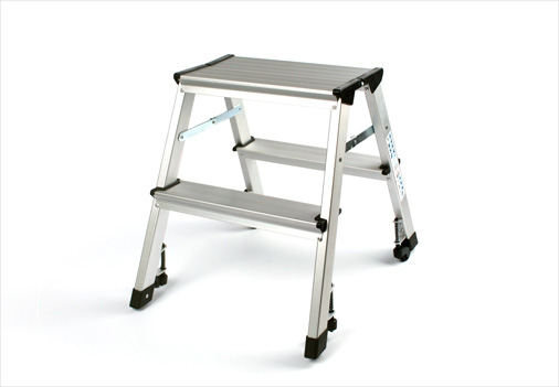 Wedo 215 1 skåp Hopfällbar stege Silver