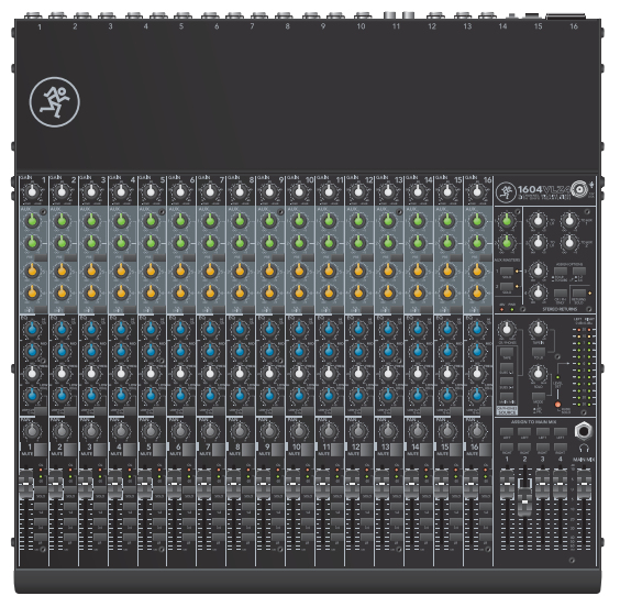 Mackie 1604VLZ4 audio mixer 16 kanaler 20 - 20000 Hz