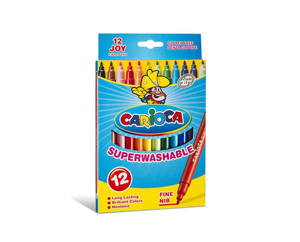 Pikkukuva 1 / 2: Carioca Joy huopakynä Hienojakoinen Monivärinen 12 kpl