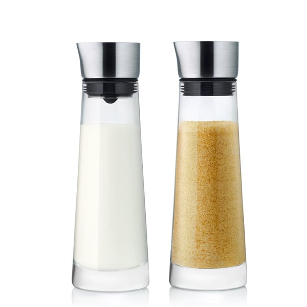 Miniatyrbild 1 av 2: Blomus MACCHIATO sockerskålar Transparent Glas, Rostfritt stål