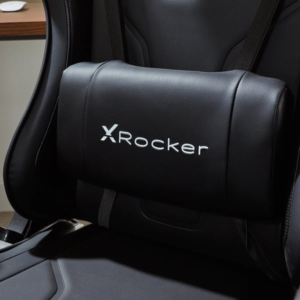 X Rocker 2021032 video spillestol Gaming lænestol Polstret sæde Sort