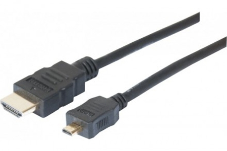 Tecline 128495 HDMI-kabel 2 m HDMI Typ A (standard) HDMI Typ D (micro) Svart