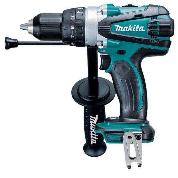 Makita DHP458Z porakone 2000 RPM Avaimeton 2,3 kg Musta, Sininen