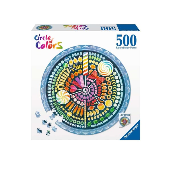 Miniatyrbillede 1 af 5: Ravensburger 17350 puslespil 500 stk