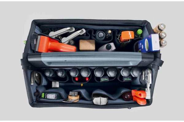 Miniatyrbillede 5 af 8: Festool SYS3 T-BAG M Sort, Blå, Grøn Tekstil