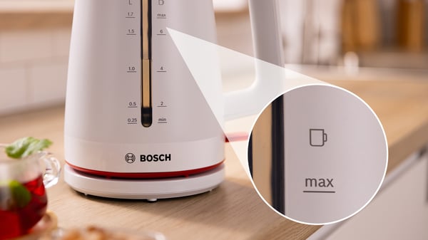 Miniatyrbild 10 av 10: Bosch TWK3M121 vattenkokare 1,7 l 2400 W Vit