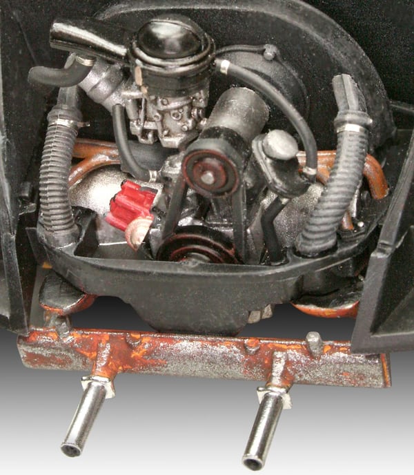 Miniatyrbild 4 av 5: Revell VW Beetle Limousine 1968 Modellpersonbil Monteringssats 1:24