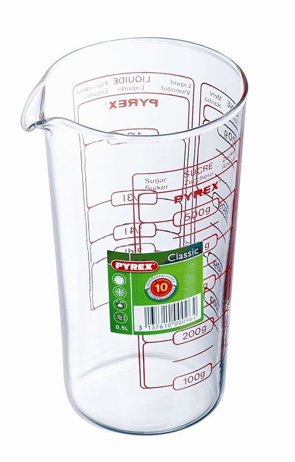 Pyrex 3137610000964 målebæger 0,5 L