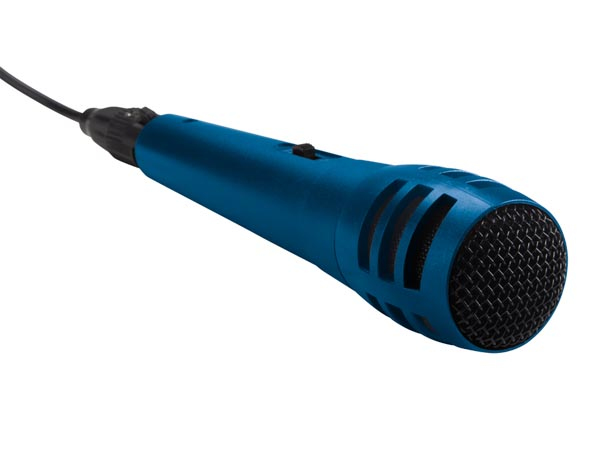 Miniatyrbillede 2 af 2: Velleman MIC11BL mikrofon Blå Karaoke mikrofon