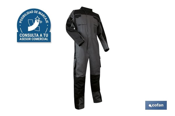Cofan 11002028-XXL arbetskläder Overall Svart, Grå