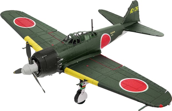 Pikkukuva 1 / 6: Metal Earth Mitsubishi Zero Lentokone Kokoamispakkaus