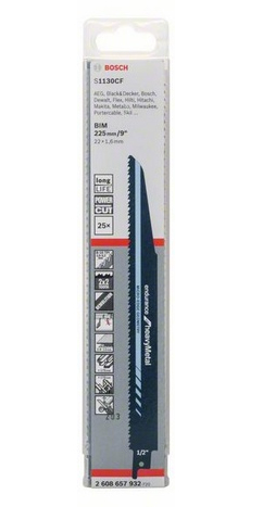 Pikkukuva 2 / 2: Bosch S 1130 CF Puukkosahanterä Kaksoismetalli 1 kpl
