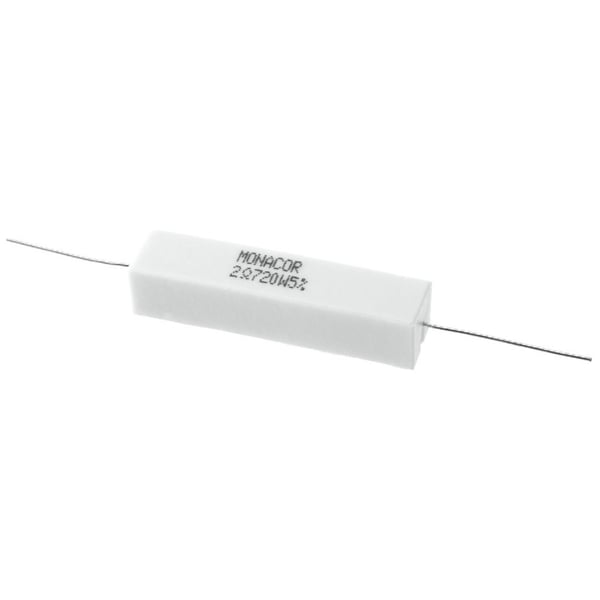 Monacor LSR-27/20 modstand 2,7 ohm (Ω) Monacor LSR-27/20 modstand 2,7 ohm (Ω)