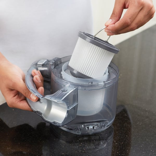 Black & Decker PD1820L-QW håndholdt støvsuger Krom Poseløs