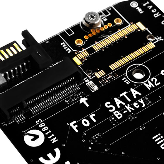 Miniatyrbild 7 av 7: Silverstone ECM20 nätverkskort/adapters Intern PCIe, SATA