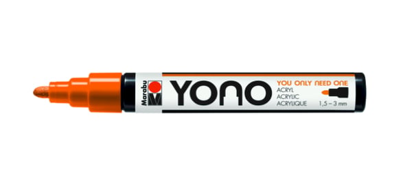 Marabu Acrylmarker YONO 1.5 - 3 mm Orange 1 stk