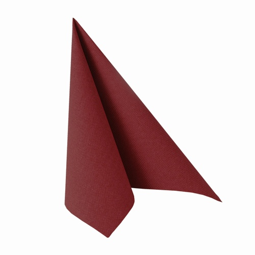 Miniatyrbillede 1 af 3: Papstar 11608 serviet Bordeaux 50 stk