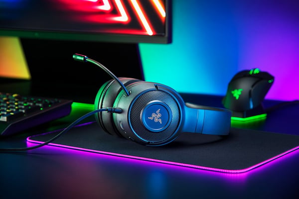 Miniatyrbild 3 av 8: Razer Kraken V3 X Headset Kabel Huvudband Spela USB Type-A Svart