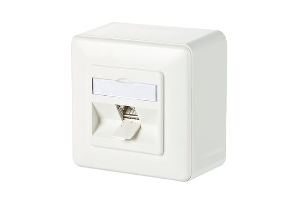 METZ CONNECT 130B11D10002-E eluttag RJ-45 Vit