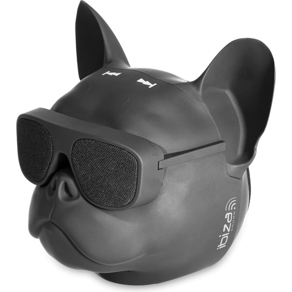 Ibiza Sound DOG-SOUND Bærbar mono højttaler Sort