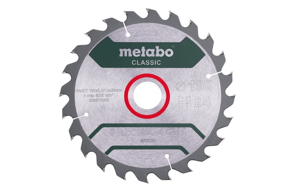 Metabo 628675000 cirkelsågsblad 19 cm 1 styck Metabo 628675000 cirkelsågsblad 19 cm 1 styck