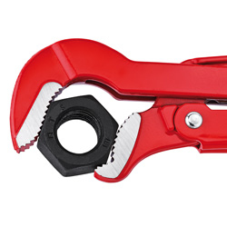 Miniatyrbild 5 av 5: Knipex 83 30 015 rörtång Röd, Rostfritt stål Röd 6 cm Rörtång i svensk modell Kromvanadinstål