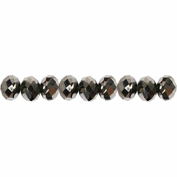 Creativ Company 61684 perle Rund perle Glas Grå 100 stk