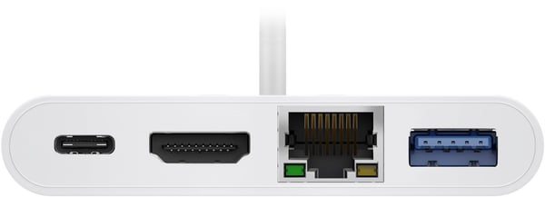 Goobay 51772 kannettavien tietokoneiden telakka ja porttitoistin USB Type-C Valkoinen