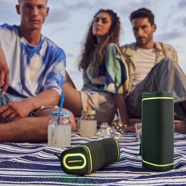 Pikkukuva 3 / 9: Energy Sistem Yume ECO Kannettava stereokaiutin Vihreä, Keltainen 15 W