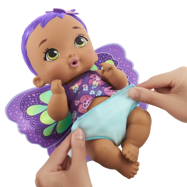 Miniatyrbild 5 av 6: My Garden Baby FEED & CHANGE Baby Butterfly-docka