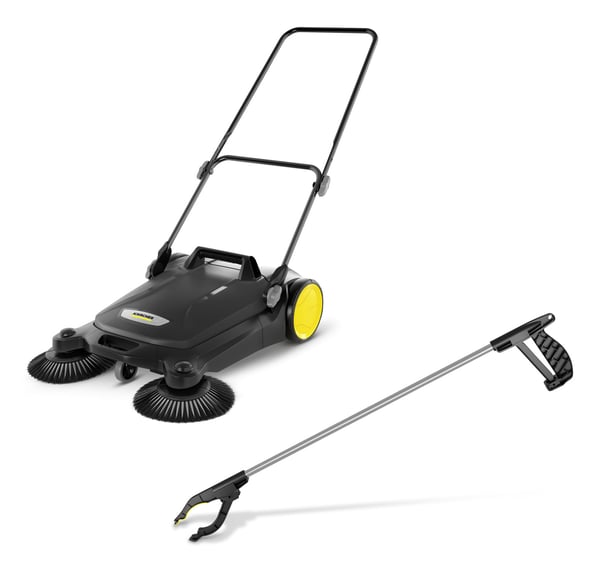 Kärcher S 4 Twin Go!Further elektrisk sopborste Svart, Gul