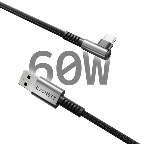 Cygnett CY5106PCUSA USB-kabel USB 2.0 1 m USB C USB A 0,48 Gbit/sek. 60 W Sort