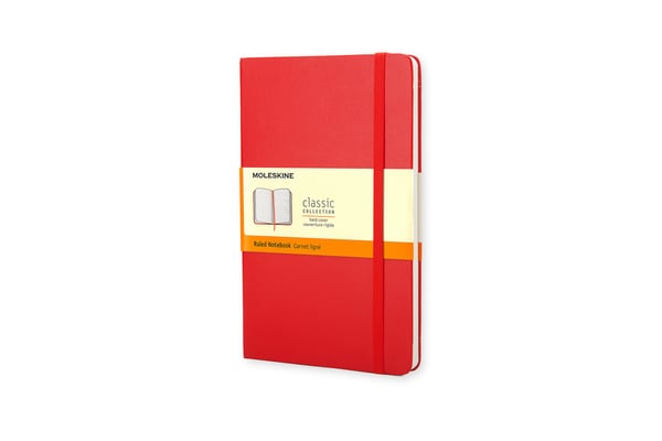 Moleskine MM710R blok og notesblok 192 ark Rød