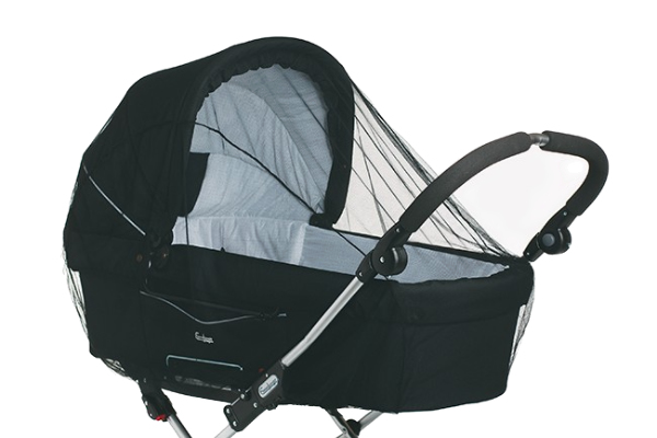 Baby Dan 3300-11-02 fodmuffe til klapvogn Myggenet Nylon Sort