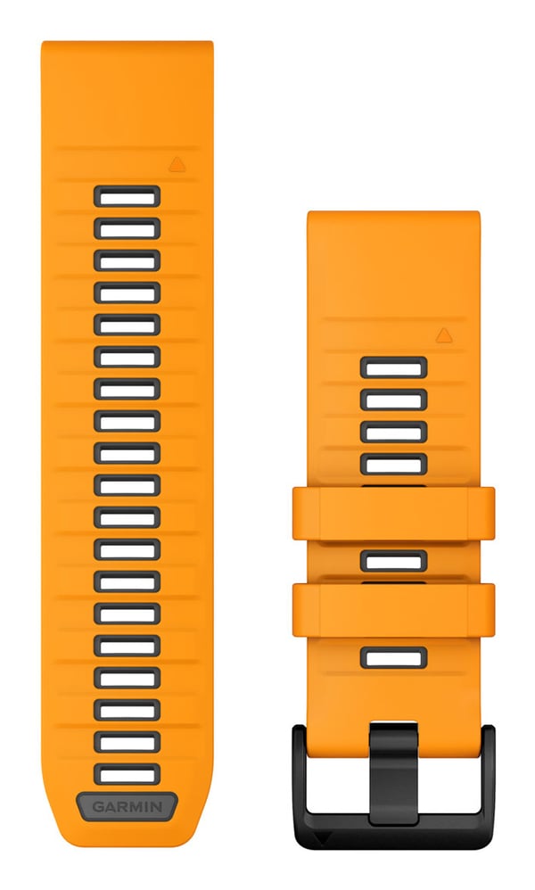 Garmin QuickFit Band Grafit, Orange Silikone