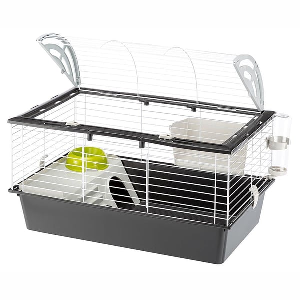 Miniatyrbillede 3 af 11: Ferplast Casita 80 Marsvin Sort, Hvid