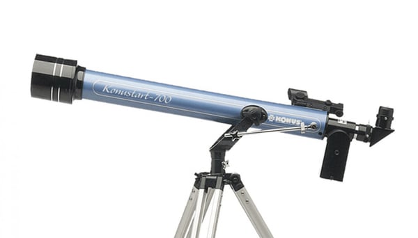 Konus KONUSTART-700B Refraktor Aluminium, Sort, Blå