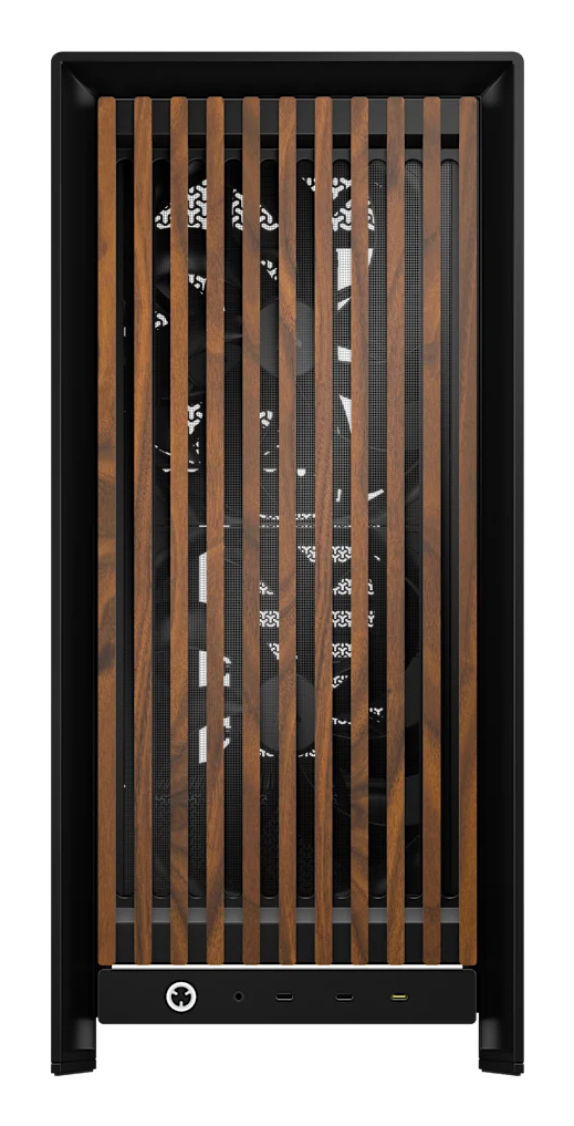 Pikkukuva 3 / 3: Corsair FRAME 5000D WOOD RS Midi Tower Musta, Saksanpähkinä