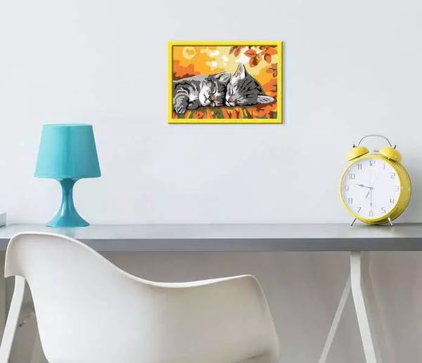 Pikkukuva 5 / 6: Ravensburger CreArt Kids - 13x18cm - Deux chatons couchés
