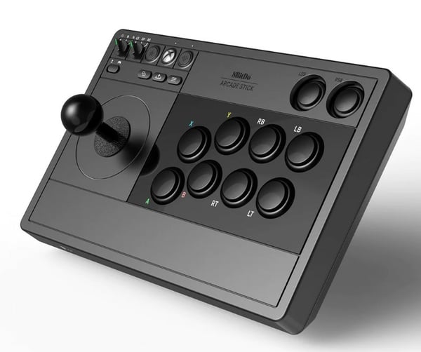 Miniatyrbillede 9 af 13: 8Bitdo Arcade Stick Sort RF/USB Joystick Analog/digital PC, Xbox One, Xbox One S, Xbox One X, Xbox Series S, Xbox Series X