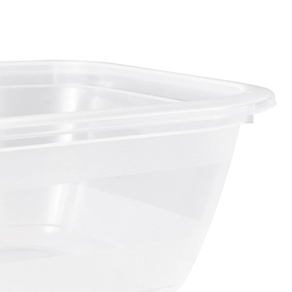 keeeper Fredo Rektangulär Container 2,4 l Svart, Transparent 3 styck