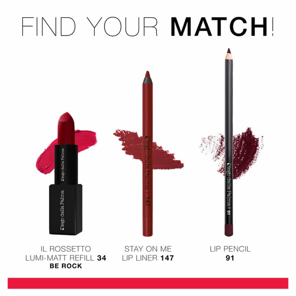 Miniatyrbillede 3 af 9: Diego dalla Palma Il Rossetto Lumi-Matt Refill System 4 g 34 Mat