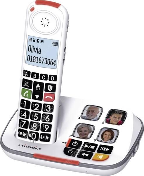 Miniatyrbillede 1 af 3: SwissVoice Xtra 2355 DECT telefon Nummervisning Hvid