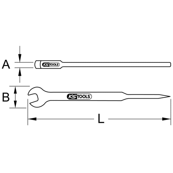 Miniatyrbild 2 av 2: KS Tools 963.8105 u-nyckel