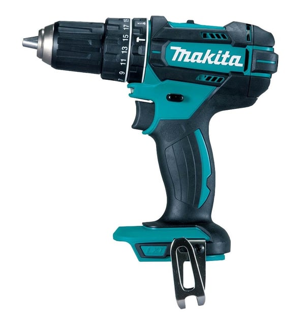 Miniatyrbillede 1 af 2: Makita DHP482Z bor Nøglefri 1,8 kg Sort, Blå