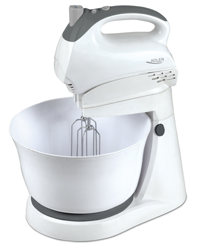 Miniatyrbillede 1 af 6: Adler AD 4202 Bordmixer 300 W Hvid
